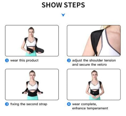 Adjustable Back Posture Corrector/ Slouching Relieve Pain Belt men & women
